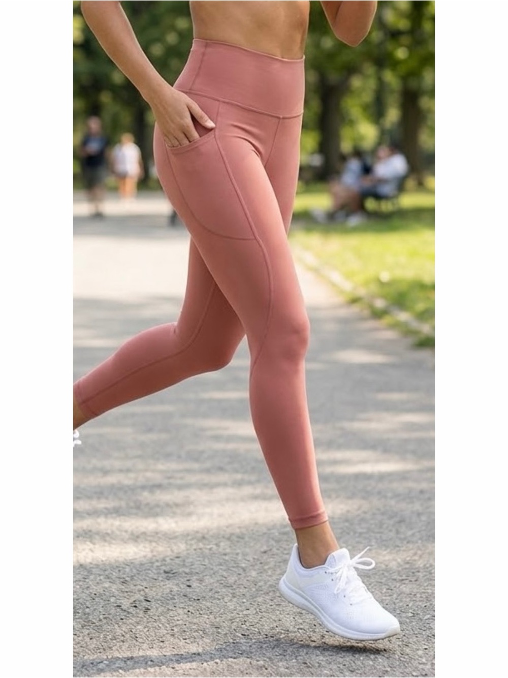 Lululemon Align HR Leggings w/ Pockets Sz 6 Rosewood